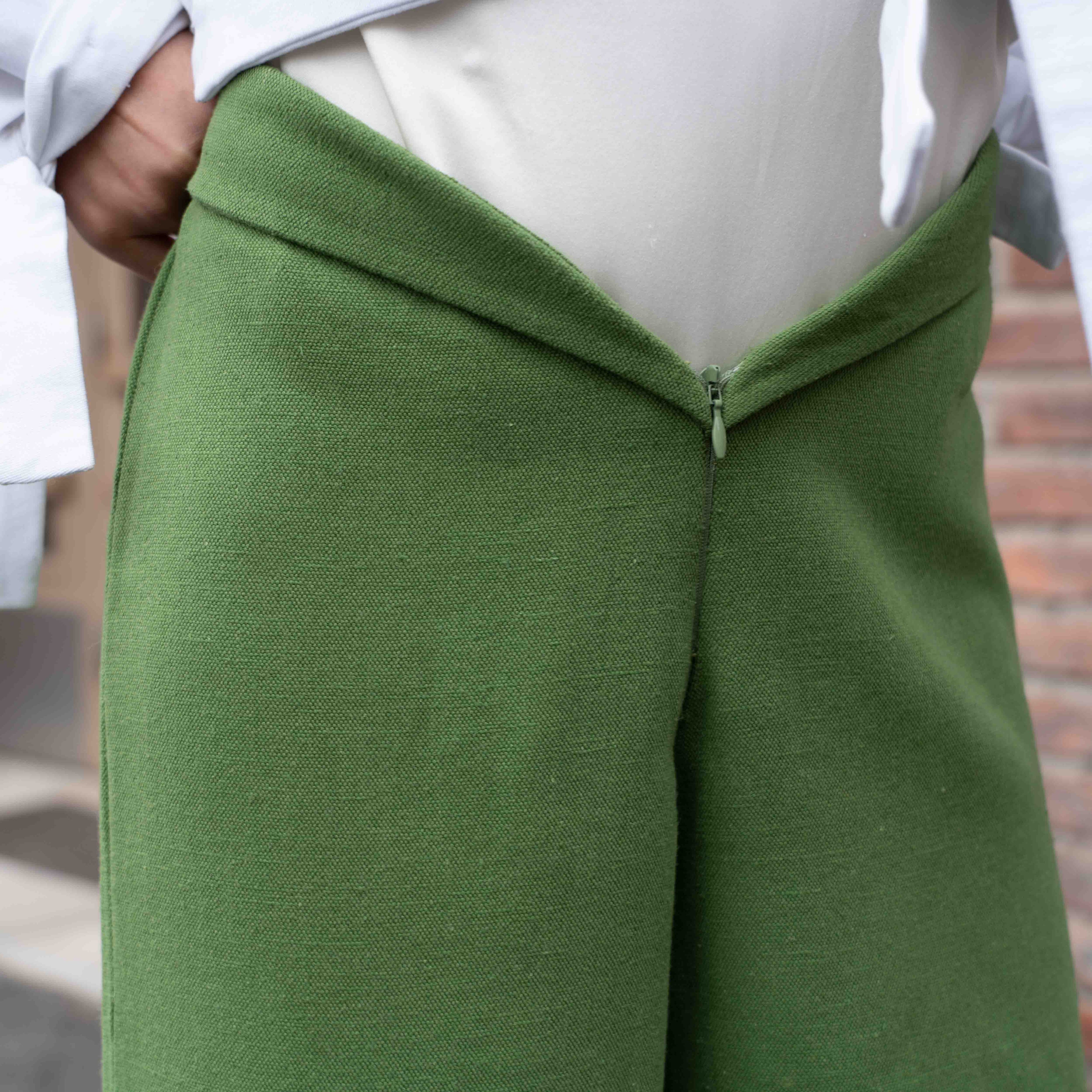 MYET Cotton Trousers with Waist Detail